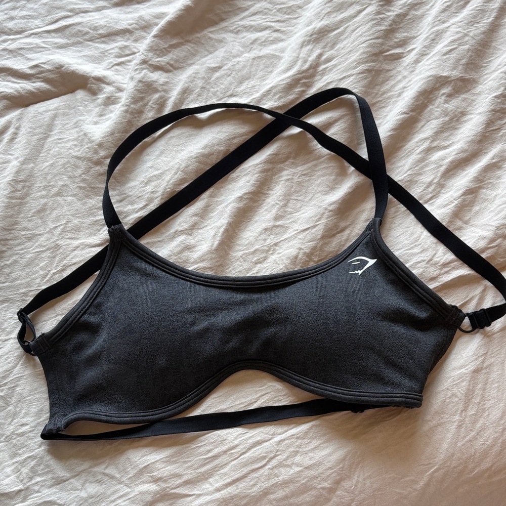 Gymshark adapt camo cross back sports bra